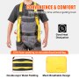 VEVOR Safety Harness Full Body Harness with Padding & Quick Connect Buckles (L)
