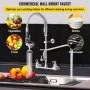 VEVOR commercial faucet washing station for vegetables, fruits, dishes, and kitchenware.