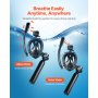VEVOR 0.5L Scuba Tank 32.81ft Diving Depth Refillable Snorkel Air Tank with Pump