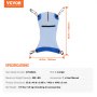 VEVOR Universal Full Body Patient Lift Sling Large Transfer Sling 500LB Capacity