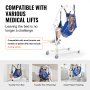 VEVOR Full Body Patient Lift Sling with Commode Opening Medical Aid Sling L-Size