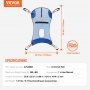 VEVOR Full Body Patient Lift Sling & Commode Opening Patient Lift Medical Sling