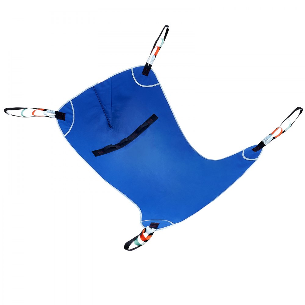 VEVOR Universal Full Body Patient Lift Sling - Large, Patient Lift Medical Sling for Easy Transfer and Bathing, Polyester Patient Aid Transfer Sling for Elderly, Disabled, Bedridden, 600LBS Capacity