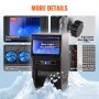 VEVOR Mașină comercială pentru fabricarea de gheață Mașină de dulap de sine stătătoare 70 lbs/24H 36 cuburi de gheață