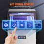 VEVOR Commercial Ice Maker, 110lbs/24H, Ice Maker Machine, 50 Ice Cubes in 12-15 Minutes, Freestanding Cabinet Ice Maker with 33lbs Storage Capacity LED Digital Display, for Bar Home Office Restaurant