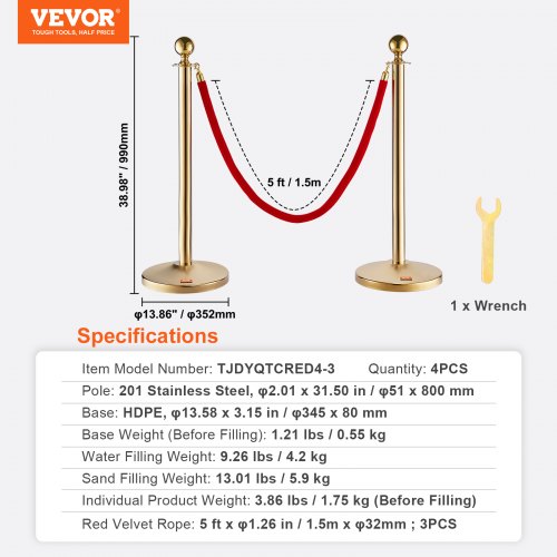 Stainless Steel Stanchion Post Queue 5 Ft Velvet Rope Carpet Ropes And Poles Crowd Control - View #9