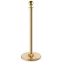 VEVOR Stanchion Post with Velvet Rope, 6-Pack Crowd Control Stanchion with 4PCS 1.5 m Red Velvet Ropes, Stainless Steel Queue Barrier Line Divider with Fillable Base & Ball Top for Wedding Museum Party