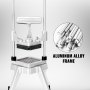 VEVOR vegetable chopper with aluminum alloy frame and sturdy handle.