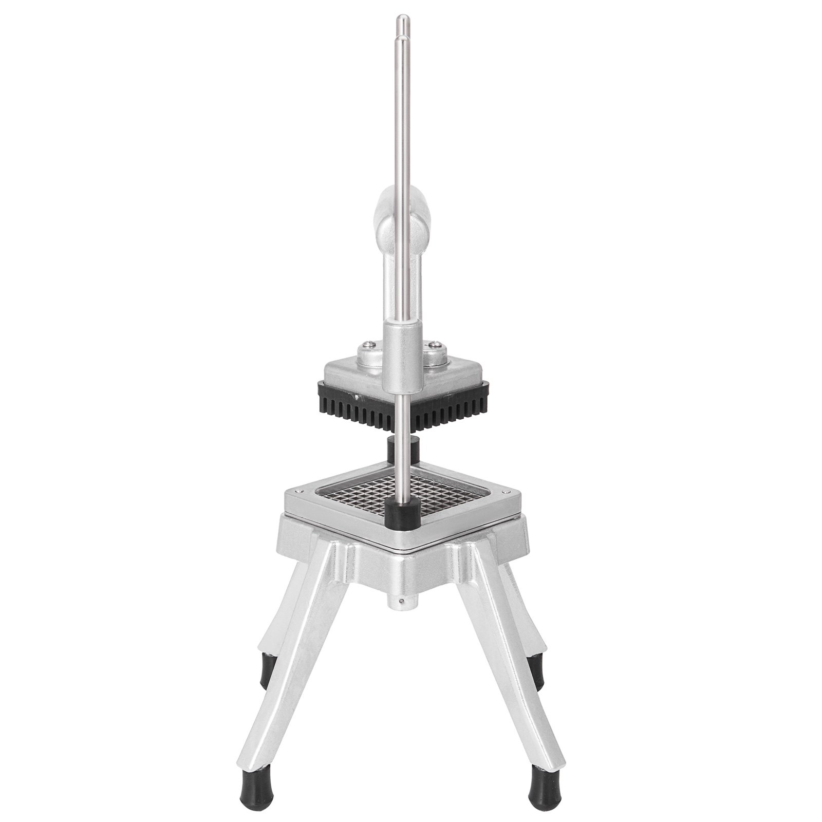 VEVOR vegetable chopper with stainless steel blades and sturdy base.