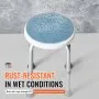 VEVOR Shower Chair 360 Degree Rotating, Adjustable Height Shower Stool Seat, Bath Chair for Inside Shower or Tub, Non-Slip Bench Bathtub Seat Stool for Elderly Disabled Handicap, 136.1 kg Capacity