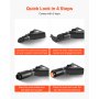 VEVOR Trailer Coupler Lock Fits 2 & 2-5/16-Inch Couplers Heavy Duty Hitch Lock