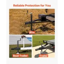 VEVOR Trailer Coupler Lock Fits 2 & 2-5/16-Inch Couplers Heavy Duty Hitch Lock