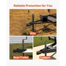 VEVOR Trailer Coupler Lock Fits 2 & 2-5/16-Inch Couplers Trailer Tongue Lock