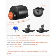 VEVOR Trailer Coupler Lock Fits 2 & 2-5/16-Inch Couplers Trailer Tongue Lock