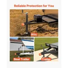 VEVOR Trailer Coupler Lock Fits 1-7/8 & 2 & 2-5/16-Inch Couplers RV Trailer Lock