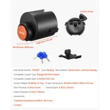 VEVOR Trailer Coupler Lock Fits 2-5/16 Inches Couplers Heavy Duty Tow Hitch lock