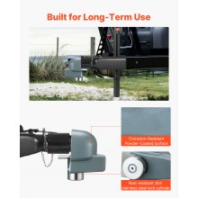VEVOR Trailer Coupler Lock Fits 2-5/16 Inches Couplers Trailer Tongue Lock