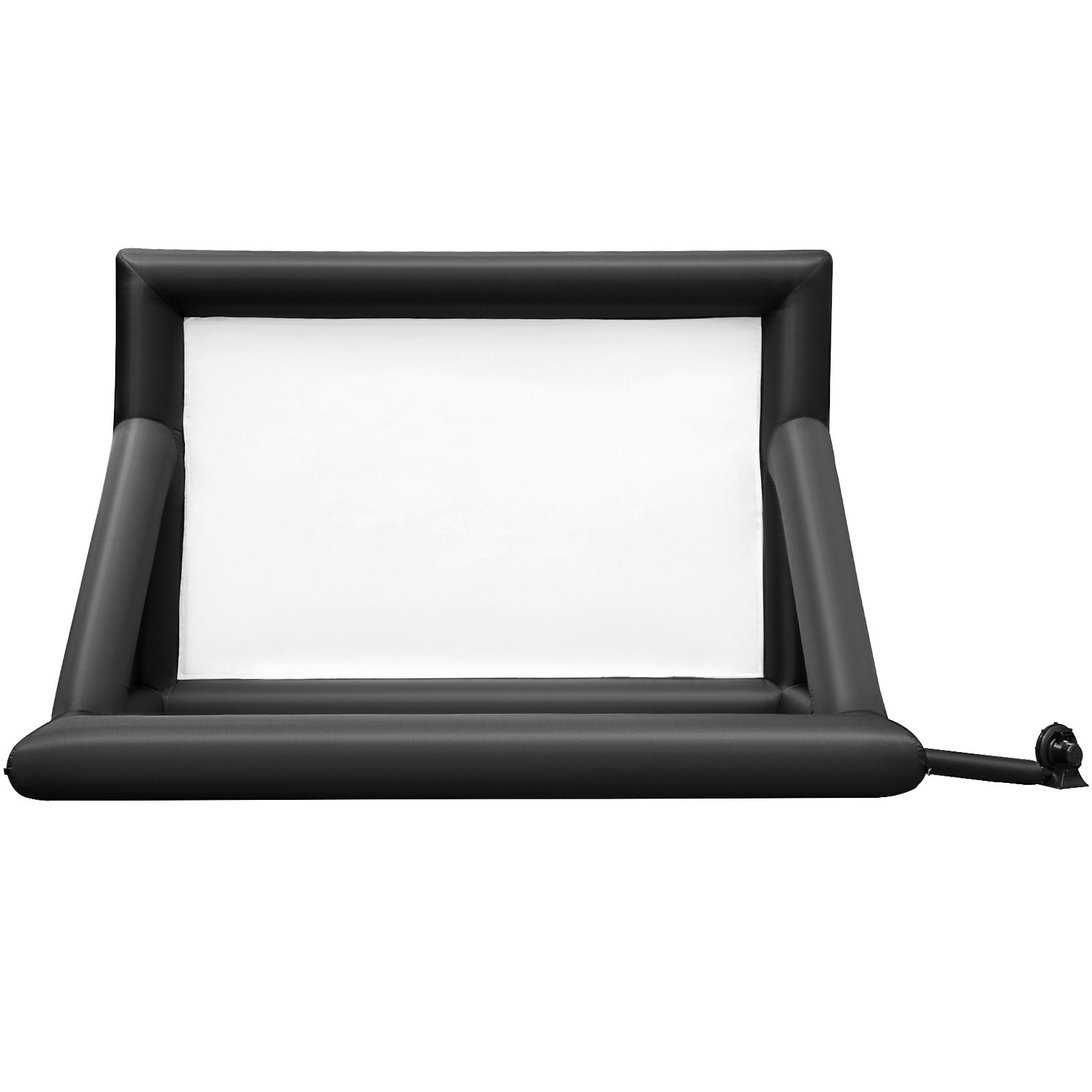 Tela de filme inflável VEVOR Tela de projetor inflável para áreas externas com soprador de ar de 350 W Tela inflável de tecido Oxford Tela inflável para filmes ao ar livre Suporta projeção frontal/traseira