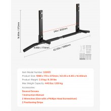 Joist Mount Pull Up Bar Ceiling Mounted Chin Up Bar Heavy Duty Home Gym Workout