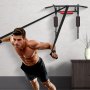 VEVOR Multifunctional Pull Up Bar, Wall Mounted Chin Up Bar Dip Station for Home Gym, Heavy Duty Steel Upper Body Workout Pull Ups, Power Tower Set Training Equipment Fitness, 440 lbs Weight Capacity