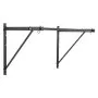 VEVOR Pull Up Bar, 50 in Width Wall Mounted Pull Ups, Adjustable Depth 22" or 30" from Wall, Heavy Duty Steel Upper Body Workout Bars, 440 lbs Weight Capacity Chin Up Training Station, for Home Gym