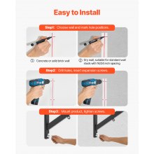 Pull Up Bar Multi-Grip Wall Mounted Chin Up Bars Heavy Duty Home Gym Training