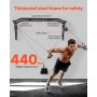 Pull Up Bar Multi-Grip Wall Mounted Chin Up Bars Heavy Duty Home Gym Training
