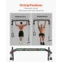 Pull Up Bar Multi-Grip Wall Mounted Chin Up Bars Heavy Duty Home Gym Training