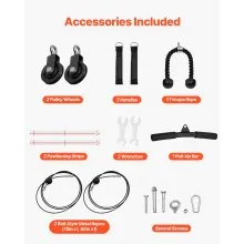 VEVOR Pull Up Bar Multi-Grip Wall Mounted Chin Up Bars Heavy Duty Home Gym