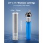 Whole House Water Filter Replacement Cartridge 4.5"x20" CTO Carbon 1 Pack