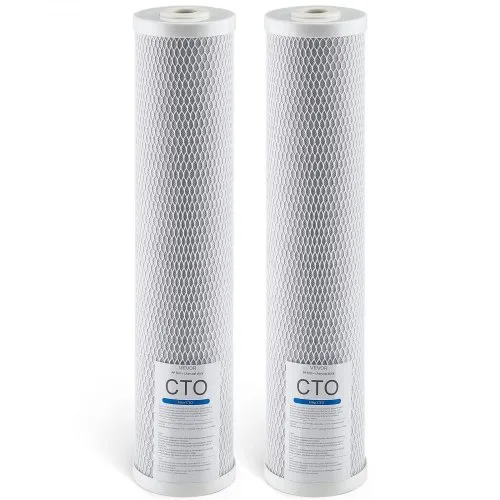 Whole House Water Filter Replacement Cartridge 4.5"x20" CTO Carbon 2 Pack