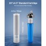 Whole House Water Filter Replacement Cartridge 4.5"x20" CTO Carbon 2 Pack