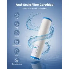 Whole Home Water Filter Replacement Cartridge 4.5"x20" PHO Scale Inhibitor