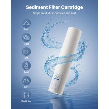 Whole House Water Filter Replacement Cartridge 4.5" x 20" Sediment Filter