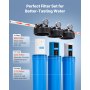 3-Stage Whole House Water Filter System 4.5"x20" GAC Reduce Chlorine Odor