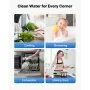 3-Stage Whole House Water Filter System 4.5"x20" GAC Reduce Chlorine Odor