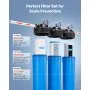 3-Stage Whole House Water Filter System 4.5" x 20" PHO Prevent Scale Build