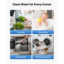 3-Stage Whole House Water Filter System 4.5" x 20" PHO Prevent Scale Build