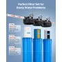 3-Stage Whole House Water Filter System 4.5"x20" IMR Reduce Iron Manganese