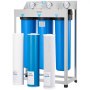 3-Stage Whole House Water Filter System 4.5"x20" IMR Reduce Iron Manganese