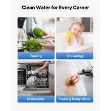 3-Stage Whole House Water Filter System 4.5"x20" IMR Reduce Iron Manganese
