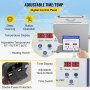 VEVOR Digital Ultrasonic Cleaner 10L Ultrasonic Cleaning Machine 40kHz Sonic Cleaner Machine 316 & 304 Stainless Steel Ultrasonic Cleaner Machine with Heater & Timer for Cleaning Jewelry Glasses Watch