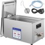 VEVOR 22L Ultrasonic Cleaner Jewelry Coins Digital Control w/ Heater Timer