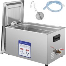 VEVOR Digital Ultrasonic Cleaner 30L Ultrasonic Cleaning Machine 40kHz Sonic Cleaner Machine 316 & 304 Stainless Steel Ultrasonic Cleaner Machine with Heater & Timer for Cleaning Jewelry Glasses Watch