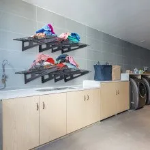 VEVOR Garage Storage Shelving, 2 Pack, 6 x 2 ft Heavy Duty Garage Shelves Wall Mounted, 1000 lbs Load Capacity(Total) Garage Storage Rack Floating Shelves, Suitable for Shop, Shed, Garage Storage
