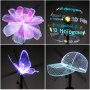 VEVOR 3D holografinen tuuletin, halkaisija 42 cm hologrammituuletin 224 led-lamppulla 3D-hologrammiprojektori 450 x 224 resoluution holografinen led-tuulettimen näyttö Tuki Windows XP/7/8/10/Android-mainosnäytölle