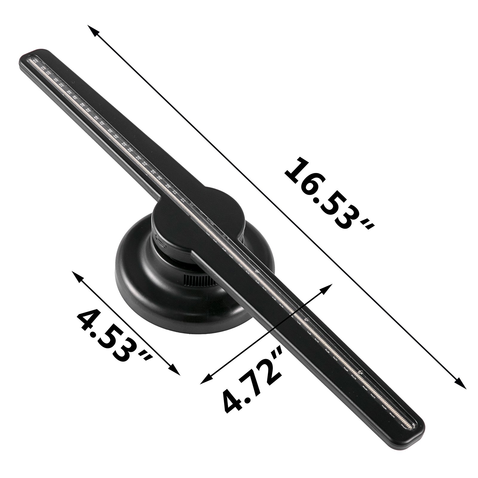 VEVOR 3D Holographic Fan Hologram Fan 42cm 3D Hologram Projector for Advertising