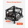 Rolling Shop Stool Adjustable Height Garage Seat 300 lbs Load with Caster