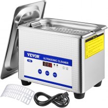 VEVOR VEVOR Ultrasonic Cleaner Machine, 6L Stainless Steel Ultrasonic  Cleaning Machine, with Digital Heater Timer, Jewelry Cleaning for  Commercial Personal Home Use