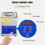 Ultrasonic Cleaner 1.3 L Ultrasonic Parts Cleaner with Heater Timer,